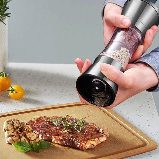 Moulin à Poivre 2 en 1 en Acier Inoxydable