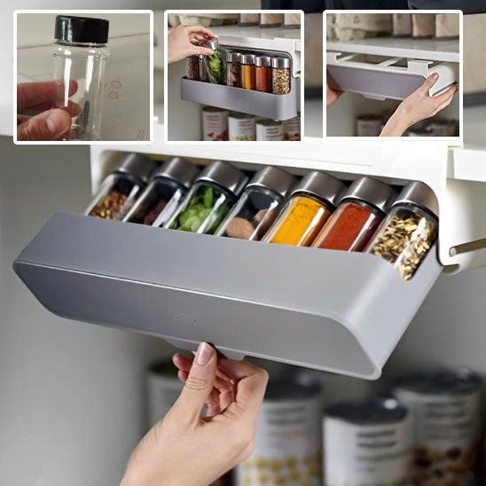 Étagère à Épices de Cuisine Auto-Adhésive