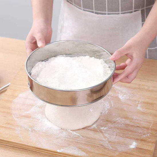 Tamis à Farine en Acier Inoxydable