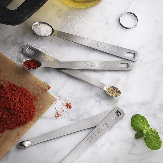 Ensemble 5 Cuillère Doseuse 1/4 a 1/64