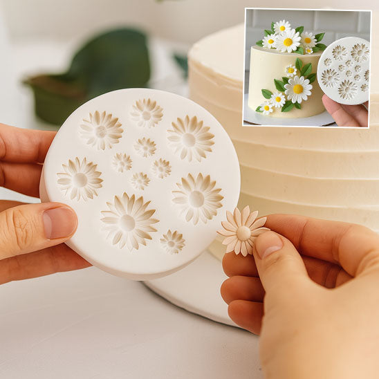 Moules en Silicone en Forme de Marguerite