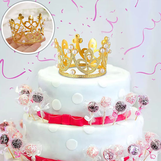 Mini couronne de décoration de Gâteau