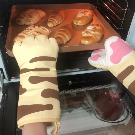 Gant Cuisine Patte de Chat Antidérapant