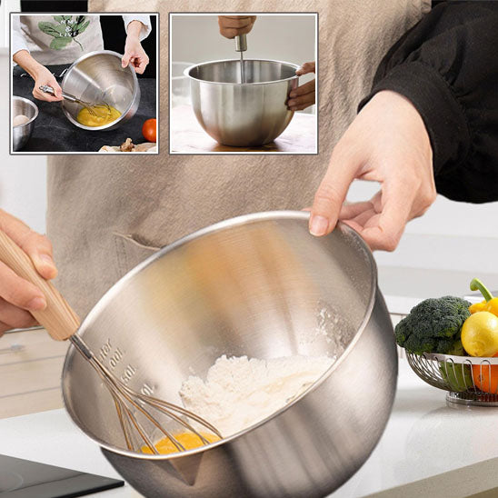 Bols à Mélanger en Acier Inoxydable 304