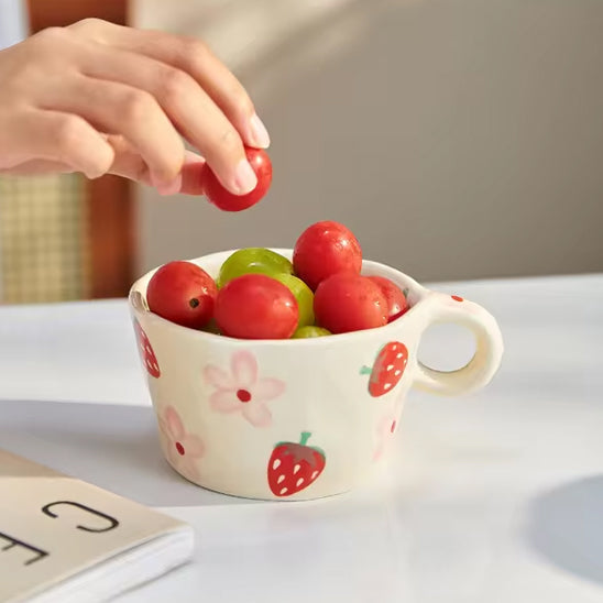 Tasses en Céramique Peintes à la Main