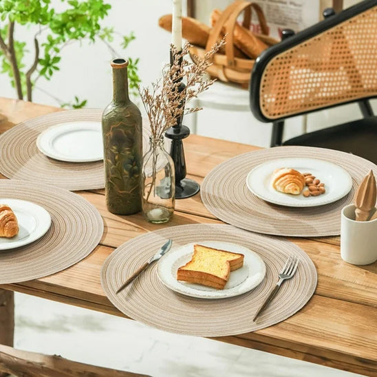 Set de Table Rond(4 pièces)